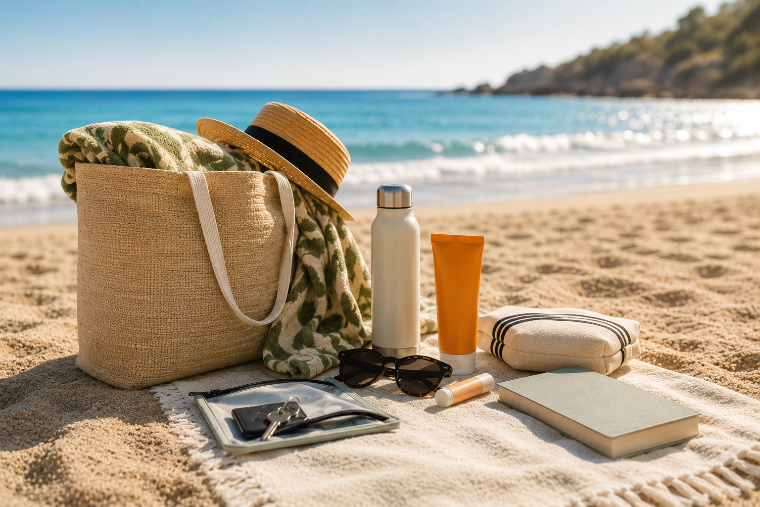 Les indispensables pour une journée à la plage : la checklist complète pour ne rien oublier