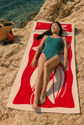 Drap de plage Napapaya Aruba en coton jacquard image 3