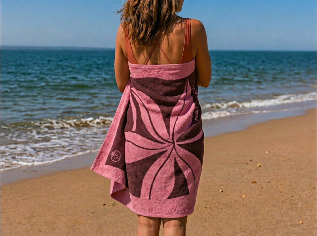 Drap de plage Napapaya Manapany avec coussin intégré image 2