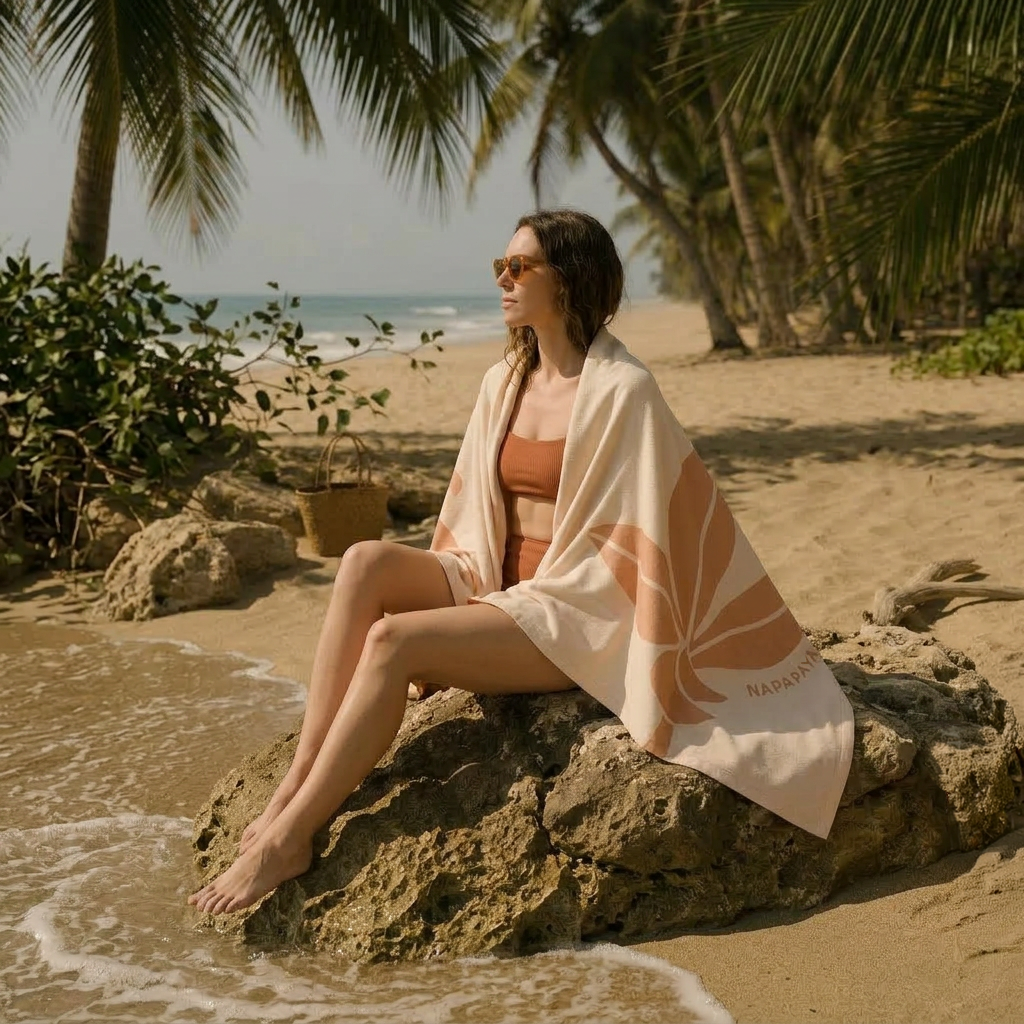 Drap de plage Napapaya Mauritius image 3