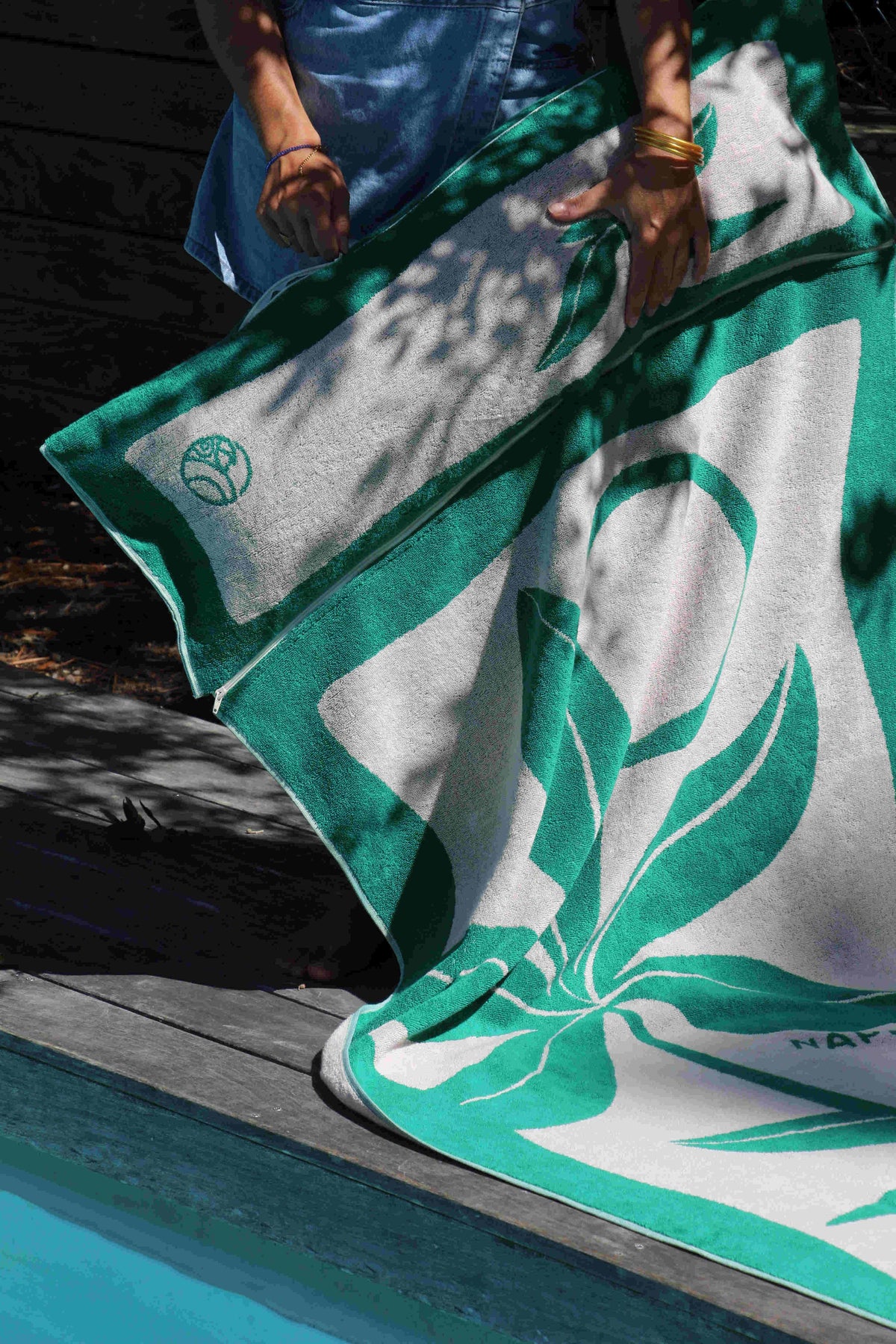 Drap de plage avec oreiller intégré "Bali"