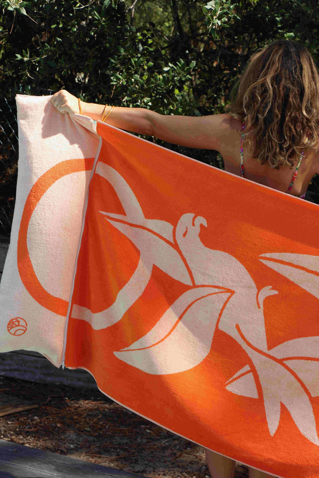 Drap de plage avec oreiller intégré "Cayo Coco"