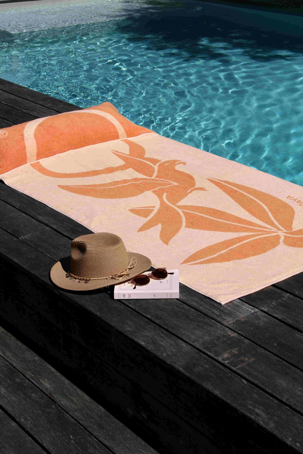 Drap de plage avec oreiller intégré "Mauritius"