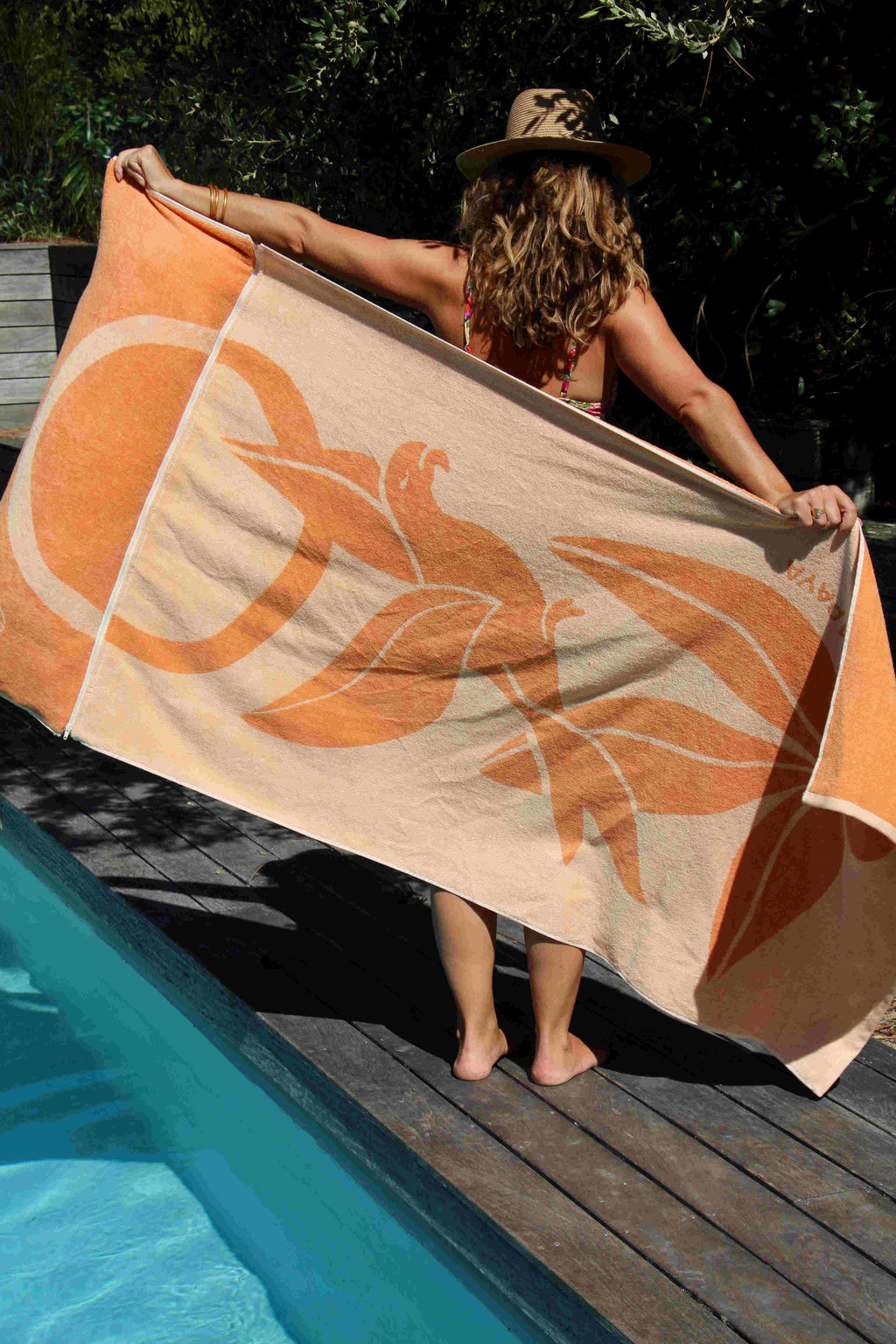 Drap de plage avec oreiller intégré "Mauritius"