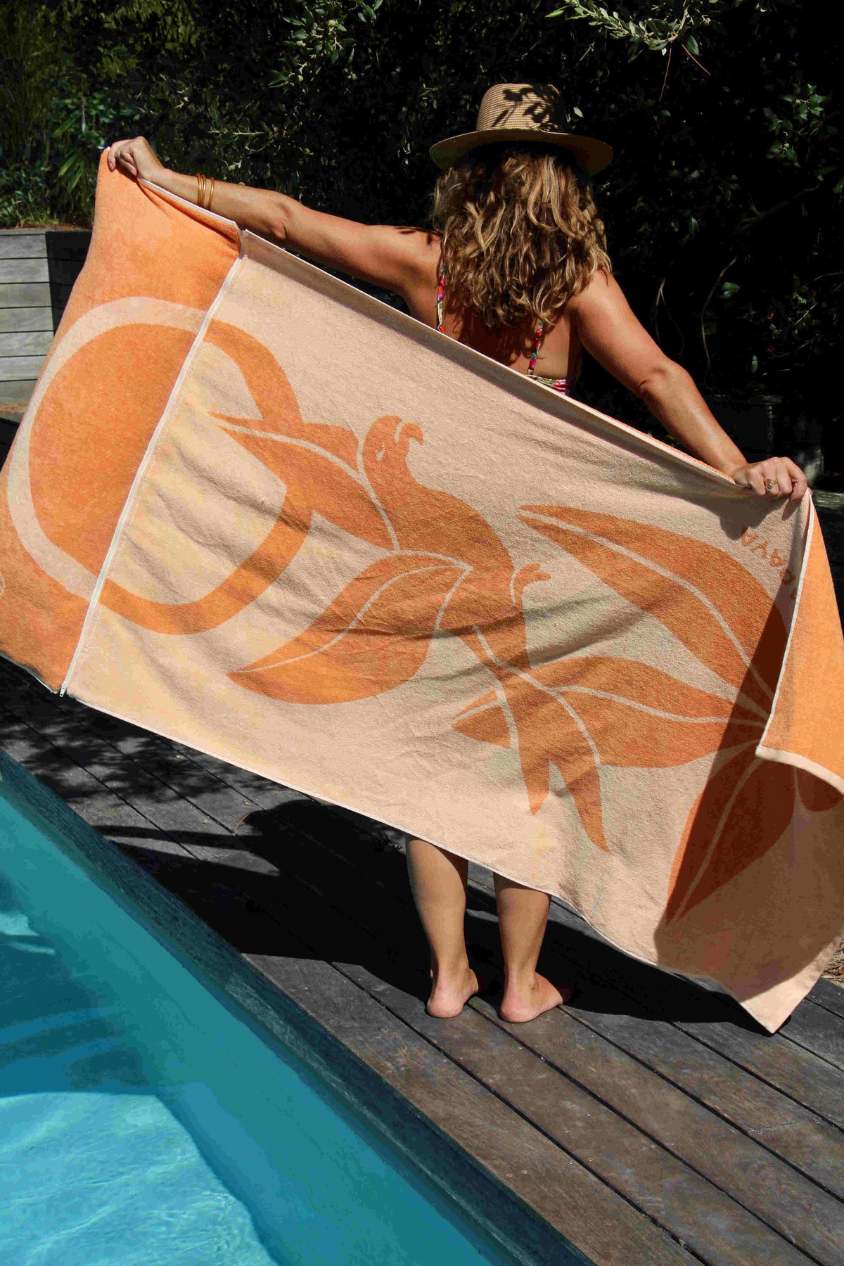 Drap de plage avec oreiller intégré "Mauritius"