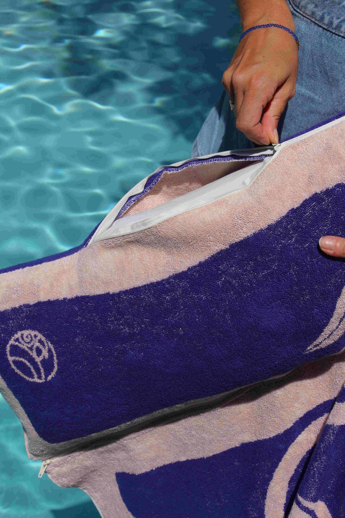 Drap de plage avec oreiller intégré "Raja Ampat"