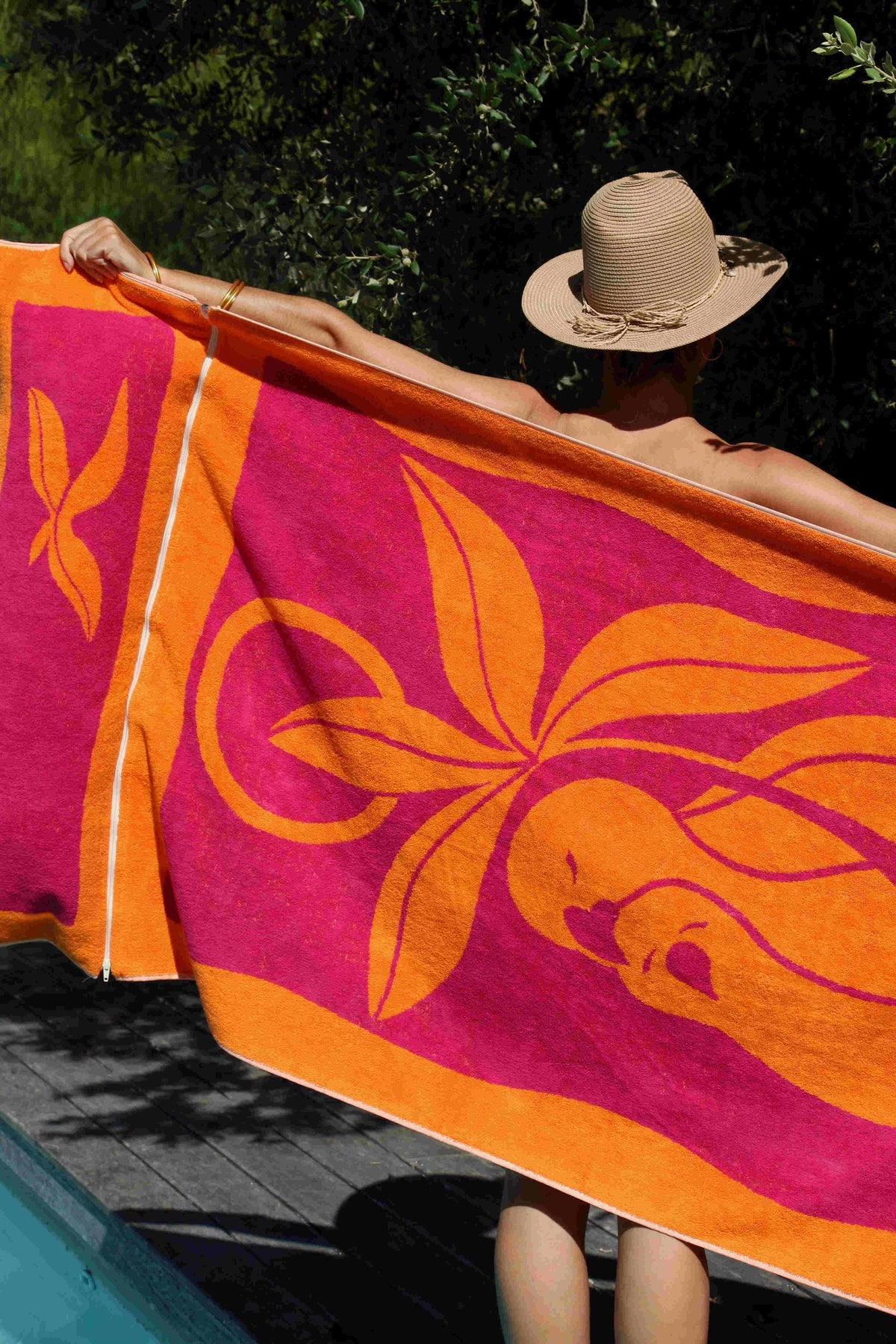 Drap de plage avec oreiller intégré "Tetiaroa"