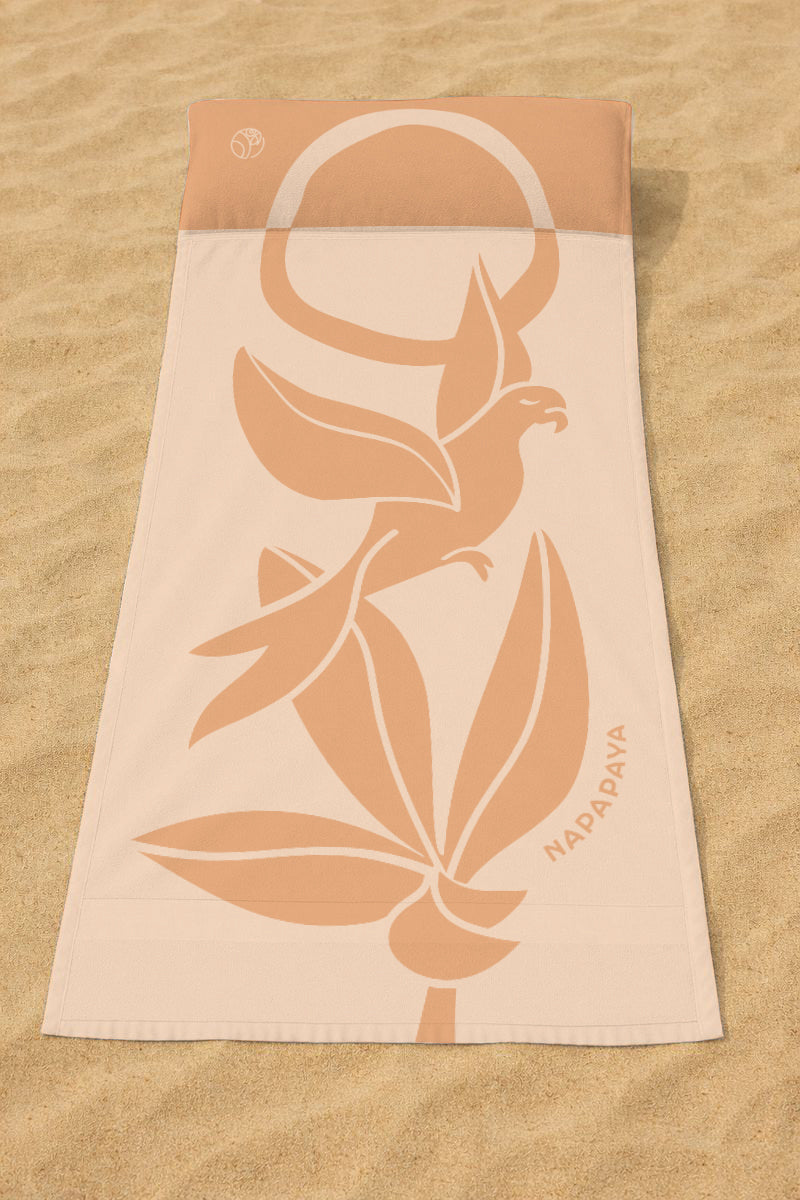 Strandtuch mit integriertem Kissen „Mauritius“